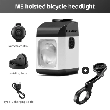 Đèn xe đạp Rockbros 1.600LM IPX6, điều khiển từ xa, điều chỉnh sáng, giá 239.976đ 15 Đèn xe đạp Rockbros 1.600LM IPX6, điều khiển từ xa, điều chỉnh sáng, giá 239.976đ 15