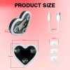 Đèn Xe Ô Tô Năng Lượng Mặt Trời Tam Giác 6 Chế Độ Trái Tim LED Trang Trí 9