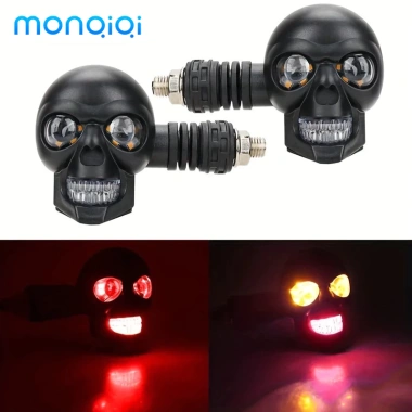 Đèn xi-nhan đầu lâu 12V LED cho xe máy, cải tiến tăng khả năng hiển thị, 2 chiếc Đèn xi-nhan đầu lâu 12V LED cho xe máy, cải tiến tăng khả năng hiển thị, 2 chiếc