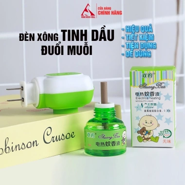 Đèn Xông Tinh Dầu Baby Bear Minh House – Đuổi Muỗi, Côn Trùng An Toàn Cho Trẻ, 39.000₫