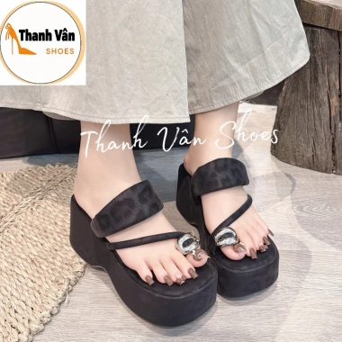 Dép bánh mì kẹp ngón phối khoá xinh PHOM TO - Giá ưu đãi 205.000, giảm tới 61.500 3