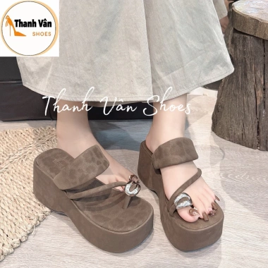 Dép bánh mì kẹp ngón phối khoá xinh PHOM TO - Giá ưu đãi 205.000, giảm tới 61.500 4