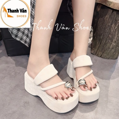 Dép bánh mì kẹp ngón phối khoá xinh PHOM TO - Giá ưu đãi 205.000, giảm tới 61.500 7
