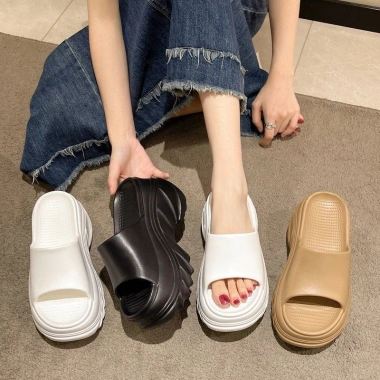Dép bánh mì PiSoo nữ - Độn đế 7cm, quai ngang siêu nhẹ, giá ưu đãi 85k 8 Dép bánh mì PiSoo nữ - Độn đế 7cm, quai ngang siêu nhẹ, giá ưu đãi 85k 8