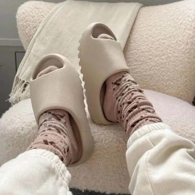Dép bánh mì vân nhám nam nữ - Đế răng cưa Eva cao cấp, chống trơn trượt, 48.999₫