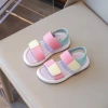 Dép bé gái quai dù pastel siêu xinh sz 26-36, sandal đi học, xăng đan trẻ em 2