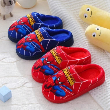 Dép bông Siêu Nhân cho bé trai 2-10 tuổi - Cao cấp, giảm giá 75.000đ 3