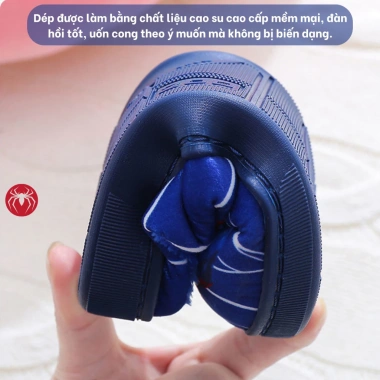 Dép bông Siêu Nhân cho bé trai 2-10 tuổi - Cao cấp, giảm giá 75.000đ 5