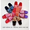 Dép bông trẻ em đi trong nhà, đế chống trượt, bền đẹp dày dặn, giảm còn 25.000