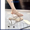 Dép cao gót nữ quai đính đá lấp lánh TT49 phù hợp tiệc, công sở, dạo phố 5