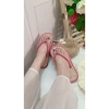 Dép cói nữ kẹp xỏ ngón, caro viền xinh xắn - đi trong nhà, văn phòng, biển, 55.000₫ 6