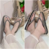 Dép cói nữ kẹp xỏ ngón, caro viền xinh xắn - đi trong nhà, văn phòng, biển, 55.000₫ 10