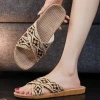 Dép cói vải siêu nhẹ trong nhà Luxury Thổ Cẩm cá tính 8 màu, đế chống trơn - 36.000₫ 7