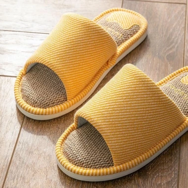 Dép Cotton Lanh Đế dày, thấm hút mồ hôi, chống trượt - Nam Nữ, giảm giá 111k 6