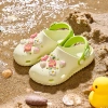 Dép cross bé gái Mario 5 tuổi+ màu pastel tươi tắn kèm phụ kiện hoa anh đào thời trang - Giá ưu đãi 207.360 VND