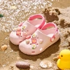 Dép cross bé gái Mario 5 tuổi+ màu pastel tươi tắn kèm phụ kiện hoa anh đào thời trang - Giá ưu đãi 207.360 VND 2