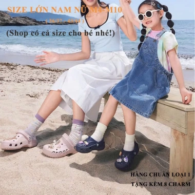 Dép Cross Classic Baya cho nam nữ – mềm nhẹ, không mùi, size M4‑M10, aoibaby giá ưu đãi 4