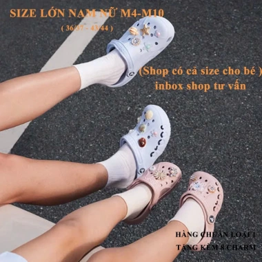 Dép Cross Classic Baya cho nam nữ – mềm nhẹ, không mùi, size M4‑M10, aoibaby giá ưu đãi 5