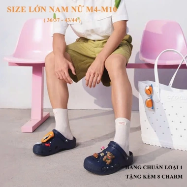 Dép Cross Classic Baya cho nam nữ – mềm nhẹ, không mùi, size M4‑M10, aoibaby giá ưu đãi 6