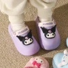 Dép cross len Sanrio Mario mùa đông bé gái - giày suốt lót lông ấm, giá 207.900 VND 5