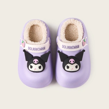 Dép cross len Sanrio Mario mùa đông bé gái - giày suốt lót lông ấm, giá 207.900 VND 10