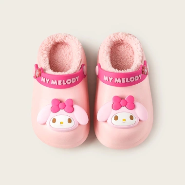 Dép cross len Sanrio Mario mùa đông bé gái - giày suốt lót lông ấm, giá 207.900 VND 11