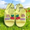 Dép Đan Vàng Gắng Bé Trai Gái 1-15 Tuổi Nhựa Mềm Dẻo Chống Trượt Giá 25.000₫ 5