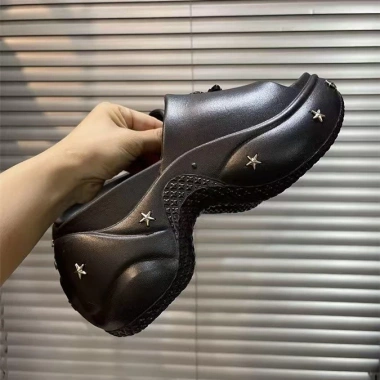 Dép đế dày 9CM sandal nữ cao gót chống trượt - Giá chỉ 232.268₫ 5