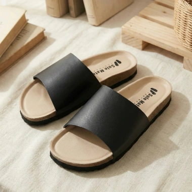 Dép Đế Trấu Bảng Ngang Unisex Size 36-45 - Basic Công Sở, Du Lịch, Đi Học, Đi Làm SoleMate