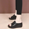 Dép Đế Xuồng Nữ Da Thật 7cm Chống Thấm, Tôn Dáng, Êm Chân – Size 35‑40 Giá 136.740₫ 6
