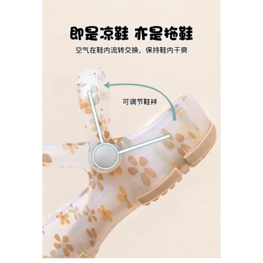 Dép đi mưa cho nhân viên y tế – thoải mái như Crocs Veblen, thích hợp đi biển, du lịch – Giá chỉ 175.500₫