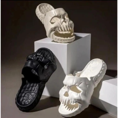 Dép Đi Trong Nhà Đầu Lâu Đế Dày HOT TREND 2.023 Hàng Loại 1 Size 36-45 Giá Ưu Đãi 160k