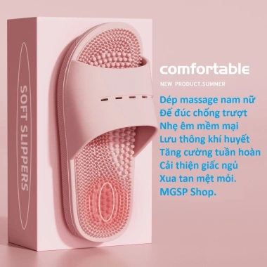 Dép đi trong nhà - Đế đúc chống trơn trượt, massage chân, giá 14.750₫ 10 Dép đi trong nhà - Đế đúc chống trơn trượt, massage chân, giá 14.750₫ 10