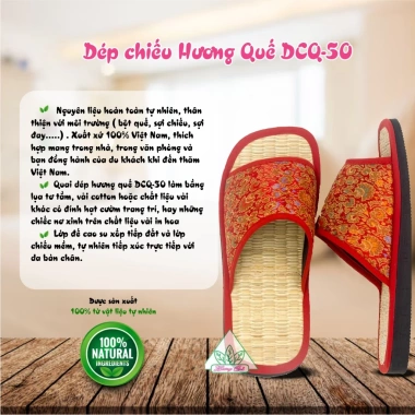 Dép Đi Trong Nhà Hương Quế DCQ No.50 - Siêu Nhẹ, Chống Trượt, Giá Ưu Đãi 89k 6