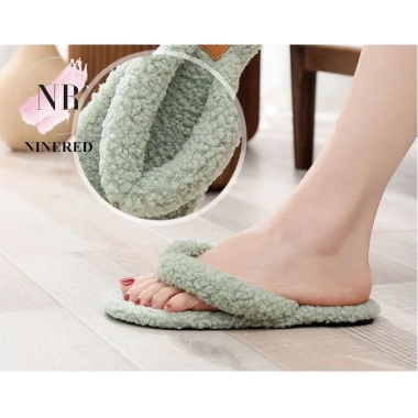 Dép đi trong nhà Quai Kẹp Lông Cườu Cao NineRed Homewear D102-D130 giảm còn 59k 5