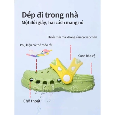 Dép EVA bé Cheerful Mario chính hãng - Dép súc hoạt hình cổ điển, thoải mái tập đi, giá 120.043 VND 4 Dép EVA bé Cheerful Mario chính hãng - Dép súc hoạt hình cổ điển, thoải mái tập đi, giá 120.043 VND 4