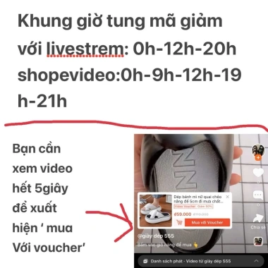 Dép EVA trong nhà văn phòng xốp lỗ thoát nước chống trượt mát xa chân giá 31.000₫ 3