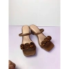 Dép gót 5 phân nữ hai quai ngang hoa da mờ vừa size tăng đầy chân 129.000 2