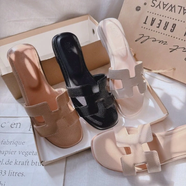 Dép H Da Hạt Xịn VNXK Sẵn Mieo Shoes – Da nhập, đế bền, mã D1.421 D2.658 D2.659 D2.726 D2.935, Giá 265.000 VND 4