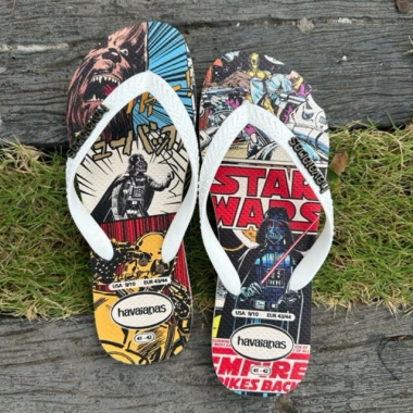 Dép kẹp Fullbox Star Wars tag sắt xỏ ngón cao su - Siêu thoải mái, bám tốt, giá chỉ 219.000đ cho du lịch, café, dạo phố