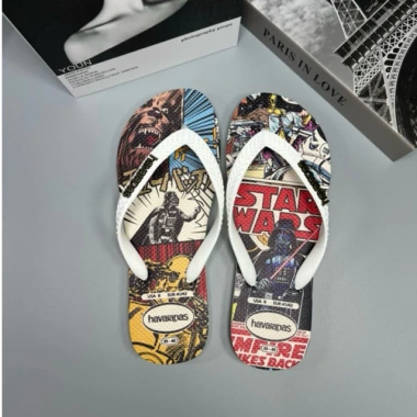 Dép kẹp Fullbox Star Wars tag sắt xỏ ngón cao su - Siêu thoải mái, bám tốt, giá chỉ 219.000đ cho du lịch, café, dạo phố