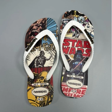 Dép kẹp Fullbox Star Wars tag sắt xỏ ngón cao su - Siêu thoải mái, bám tốt, giá chỉ 219.000đ cho du lịch, café, dạo phố