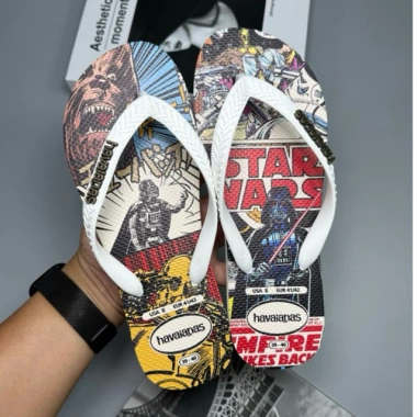 Dép kẹp Fullbox Star Wars tag sắt xỏ ngón cao su - Siêu thoải mái, bám tốt, giá chỉ 219.000đ cho du lịch, café, dạo phố