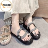 Dép kẹp ngón dây đá sợi cao 3cm - Siêu nhẹ, xinh, giảm giá 20% chỉ 170.000đ 2