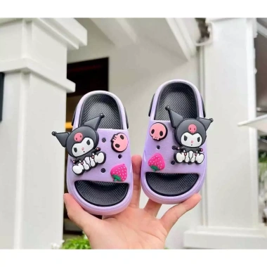 Dép kuromi bé gái EVA cao cấp 2.024 mẫu mới êm nhẹ, siêu mềm - Giá chỉ 85.000 VND