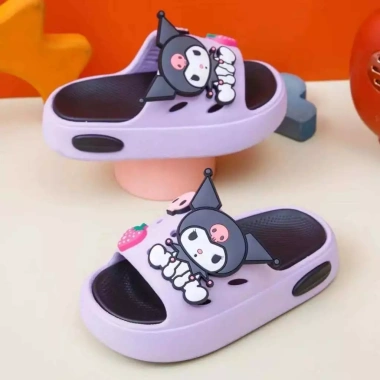 Dép kuromi bé gái EVA cao cấp 2.024 mẫu mới êm nhẹ, siêu mềm - Giá chỉ 85.000 VND
