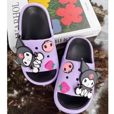 Dép kuromi bé gái EVA cao cấp 2.024 mẫu mới êm nhẹ, siêu mềm - Giá chỉ 85.000 VND