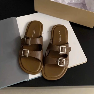 Dép lê nữ - Đế bằng hở ngón, quai ngang, thoải mái, sandal đi biển, giá 85.000₫ 7
