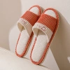 Dép Lê Nữ & Nam Mùa Xuân Thu Gia Dụng Trong Nhà Cặp Đôi Thấm Mồ Hôi Vải Cotton Đế Mềm Chống Trượt 52.999đ 6