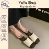 Dép lê quai da đế bệt siêu nhẹ, thoải mái cho chị em - Giá chỉ 55,300₫